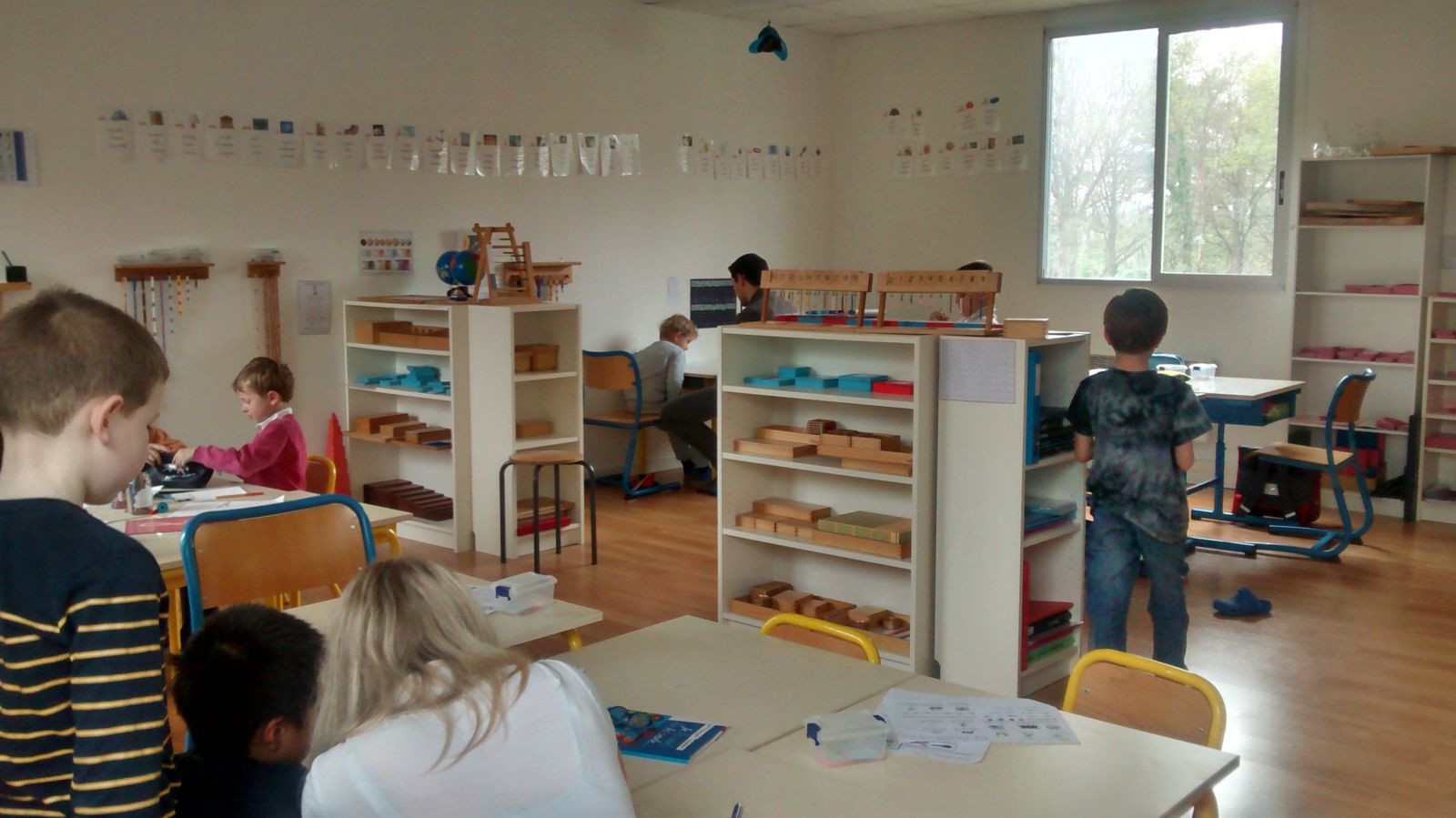 Une classe Montessori à Pontoise (95)